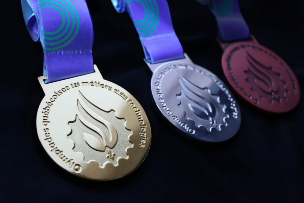 Médailles des olympiades des métiers