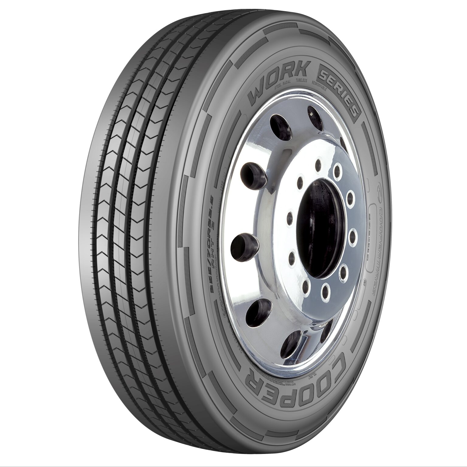 The new Cooper Work Series trailer tire for the most abrasive applications